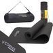 Спортивный коврик Cornix NBR 183 &times; 61 &times; 1 см для йоги и фитнеса XR-0013 Black &mdash; фото 1