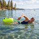 Aquaget AQ0039 2-in-1 Swimming Buoy, 15 L, Lime Green