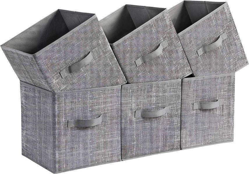 Набір складаних органайзерів для зберігання Leobert CubeFit, сірий &mdash; фото