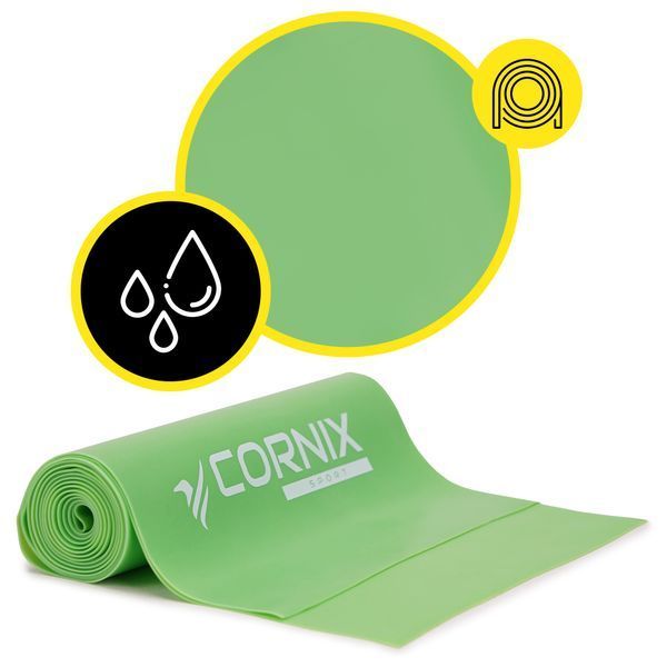 Стрічка-еспандер Cornix Flat Band 200 &times; 15 см для спорту та реабілітації 9 кг XR-0084 &mdash; фото