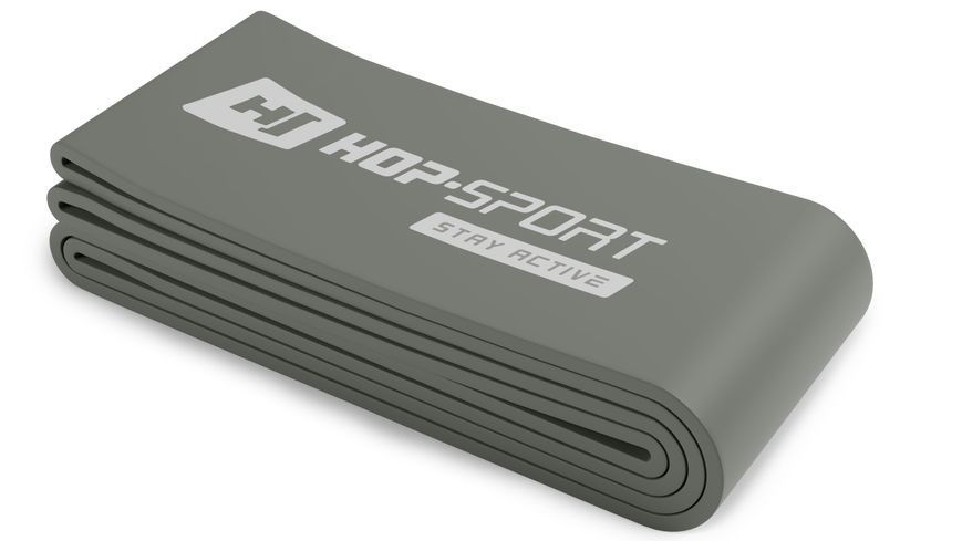 Резинка для фітнесу Hop-Sport 55-137 кг HS-L101RR, Латекс, опір 55-137, сіра