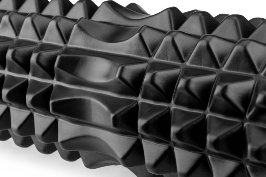 Gymtek massage roller for yoga and fitness EVA 33*10.5 cm, 33 cm, black