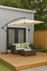 Jumi Taup Garden Umbrella 300 cm, Cream