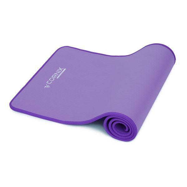 Спортивный коврик Cornix NBR 183 &times; 61 &times; 1 см для йоги и фитнеса XR-0093 Purple/Purple &mdash; фото