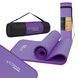 Спортивный коврик Cornix NBR 183 &times; 61 &times; 1 см для йоги и фитнеса XR-0093 Purple/Purple &mdash; фото 1