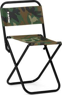 Outtec Moro Folding Camping Chair with Backrest, Camouflage