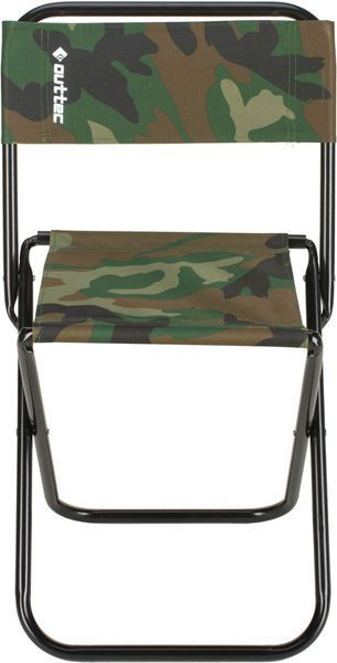 Outtec Moro Folding Camping Chair with Backrest, Camouflage