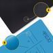 4FIZJO PU Sports Mat 183 &times; 61 &times; 0.4 cm for Yoga and Fitness Blue