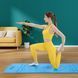 4FIZJO PU Sports Mat 183 &times; 61 &times; 0.4 cm for Yoga and Fitness Blue