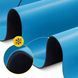4FIZJO PU Sports Mat 183 &times; 61 &times; 0.4 cm for Yoga and Fitness Blue