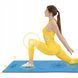 4FIZJO PU Sports Mat 183 &times; 61 &times; 0.4 cm for Yoga and Fitness Blue