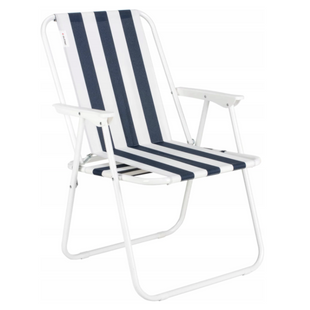 Outtec Folding Chair Blue Stripe