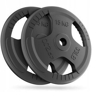 Диск металевий 4FIZJO 2 x 15 кг 26 мм Black (P-5905973401371) 5657 фото