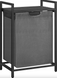 Leobert Napoli 65 l Loft-style laundry basket, size 50 &times; 33 &times; 72, grey