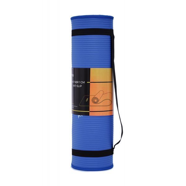 Килимок спортивний Cornix NBR 183 &times; 61 &times; 1 см для йоги та фітнесу XR-0096 Blue/Blue &mdash; фото
