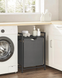 Leobert Napoli 65 l Loft-style laundry basket, size 50 &times; 33 &times; 72, grey