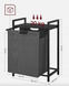 Leobert Napoli 65 l Loft-style laundry basket, size 50 &times; 33 &times; 72, grey