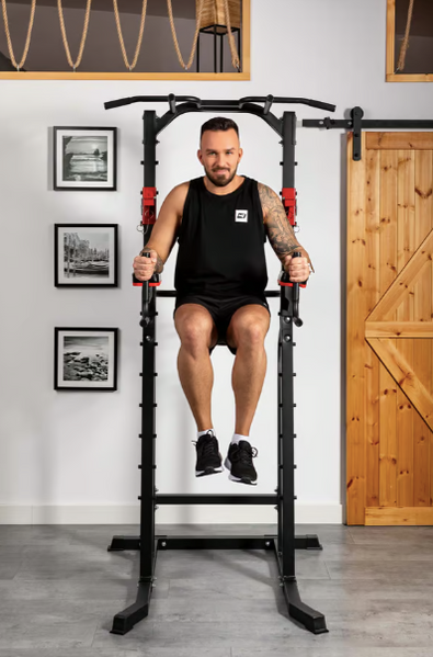 Силова станція Hop-Sport HS-1018K з тримачем для штанги 5902308225770 фото