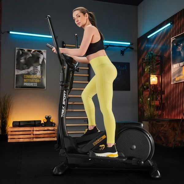 TREX Sport TX-700ECT Stark electromagnetic elliptical trainer, up to 135 kg, black