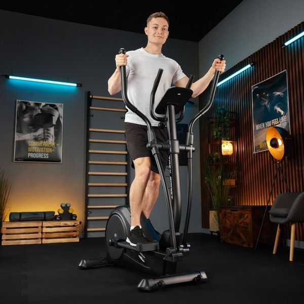 TREX Sport TX-700ECT Stark electromagnetic elliptical trainer, up to 135 kg, black