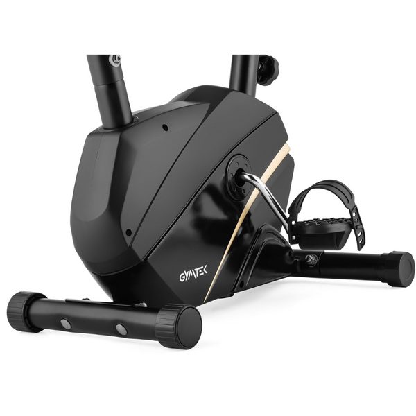 Gymtek XB800 magnetic exercise bike, gold, up to 125 kg, gold-and-black
