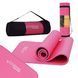 Cornix NBR Sports Mat 183 &times; 61 &times; 1 cm for Yoga and Fitness XR-0097 Pink/Pink