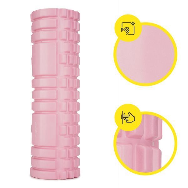 Cornix EVA Massage Roller 45 &times; 14 cm (Massage Cylinder, Roller) XR-0037 Light Pink