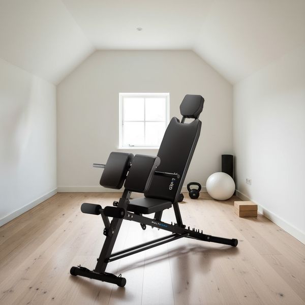 Лавка тренувальна Gymtek XL800 з еспандерами та партою Скотта &mdash; фото