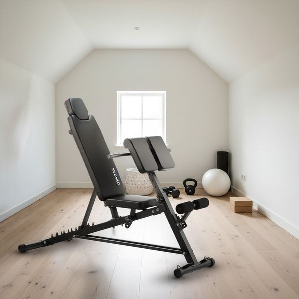 Лавка тренувальна Gymtek XL800 з еспандерами та партою Скотта &mdash; фото