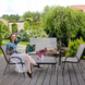Jumi FIESTA garden furniture set, grey
