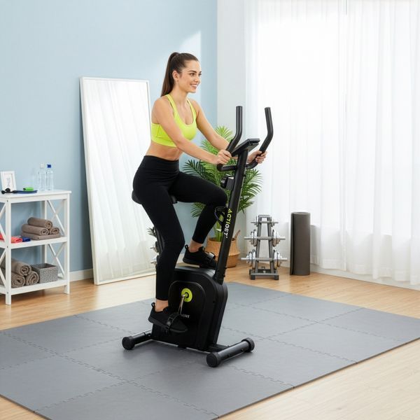 Actiget Actibike ACT0174 magnetic exercise bike, upright, black
