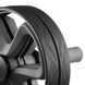 Gymtek double ab roller, black