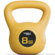 Гиря вінілова 8 кг Trex Sport TX-008CKB, жовта