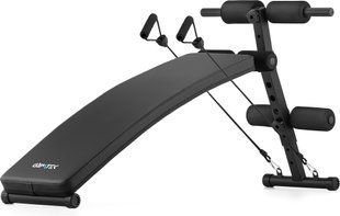 Gymtek XL200 Incline Ab Bench with Resistance Bands for Home