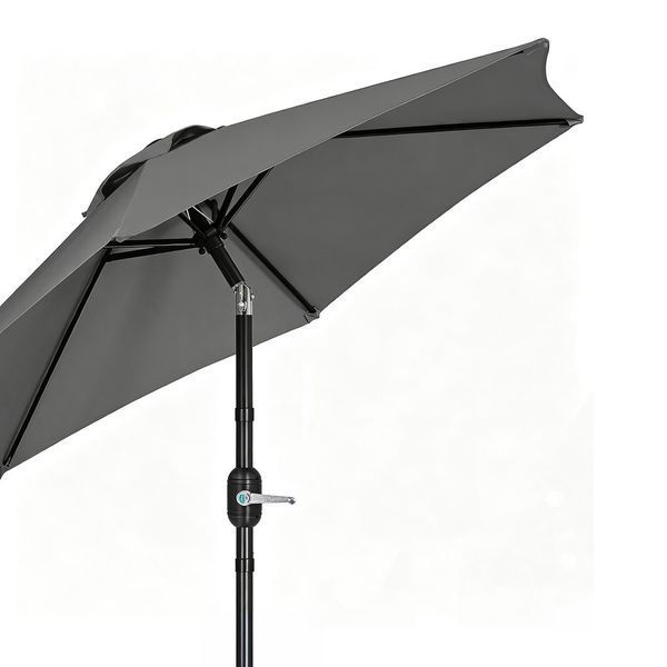 Jumi FIESTA garden umbrella 270 cm, gray