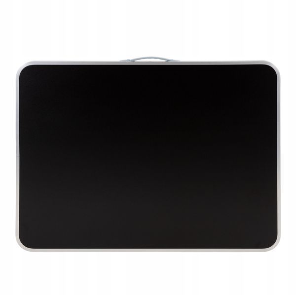 Springos 80 &times; 60 cm Folding Camping Table CS0184 Black