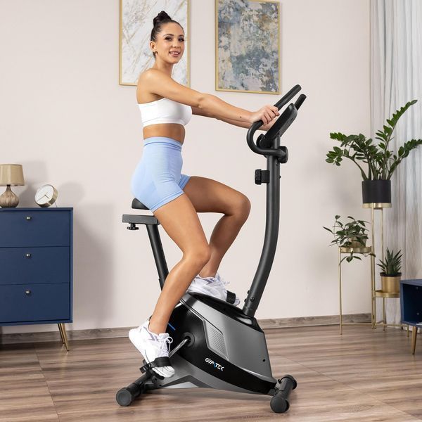 Велотренажер Gymtek XB1200 магнітний, до 135 кг, синій