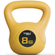 Гиря вінілова 8 кг Trex Sport TX-008CKB, жовта