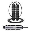 Cornix Speed Rope Classic XR-0353 CrossFit Jump Rope with Weight, Black
