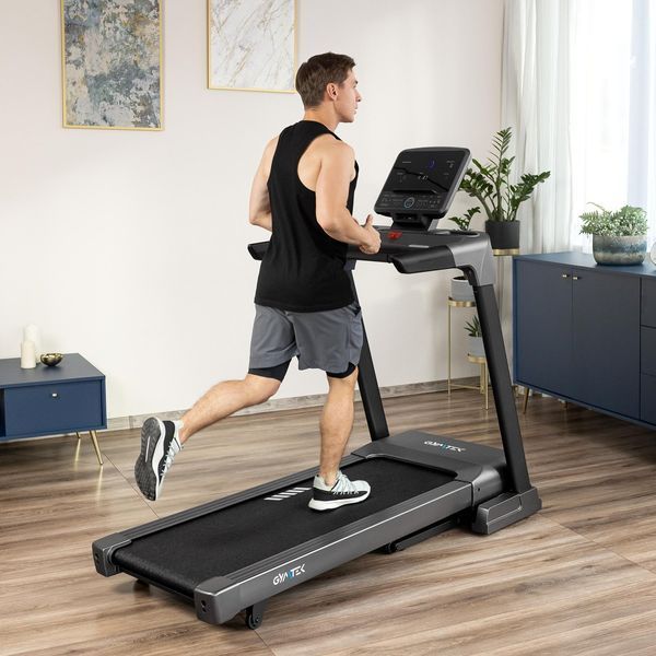 GYMTEK XT850 Treadmill, Electric, Folding, Up to 150 kg, Black