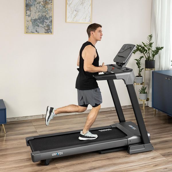 GYMTEK XT850 Treadmill, Electric, Folding, Up to 150 kg, Black