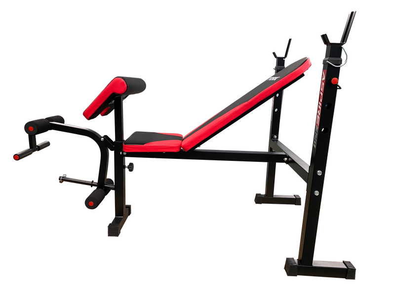Лавка для жиму York Fitness ASPIRE 320 з стійкою для штанги та партою Скотта &mdash; фото