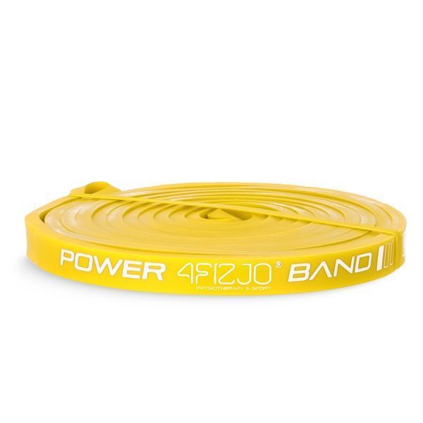 Еспандер-петля 4FIZJO Power Band 8 мм 2-5 кг резина для фітнесу і спорту Yellow &mdash; фото