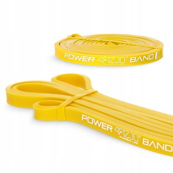 Еспандер-петля 4FIZJO Power Band 8 мм 2-5 кг резина для фітнесу і спорту Yellow &mdash; фото