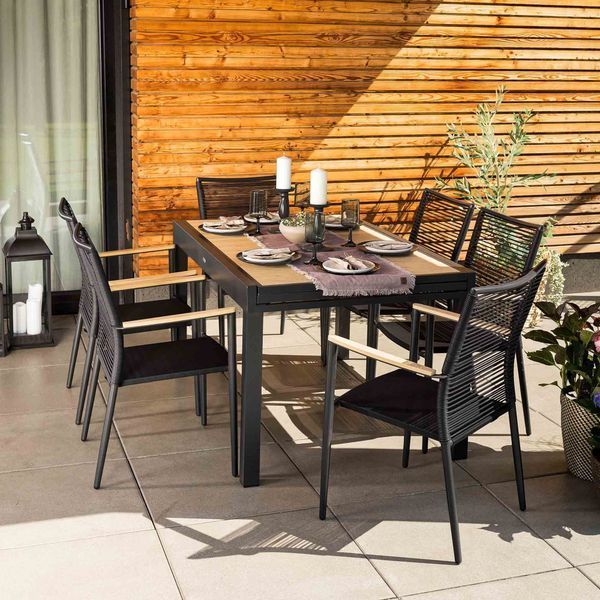 Di Volio GALIPO Extendable Garden Table 135/270 cm, Beige