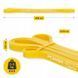 Еспандер-петля 4FIZJO Power Band 8 мм 2-5 кг резина для фітнесу і спорту Yellow &mdash; фото 8