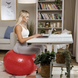 Фітбол масажний Hop-Sport 65 см червоний + насос 5902308230330 фото 5
