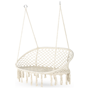 Boho Outtec Garden Swing, Beige