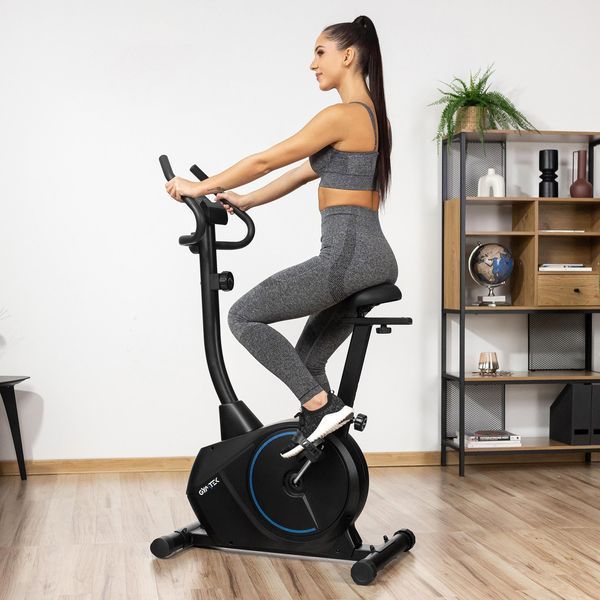 Велотренажер Gymtek XB1500 магнітний, до 135 кг, синій