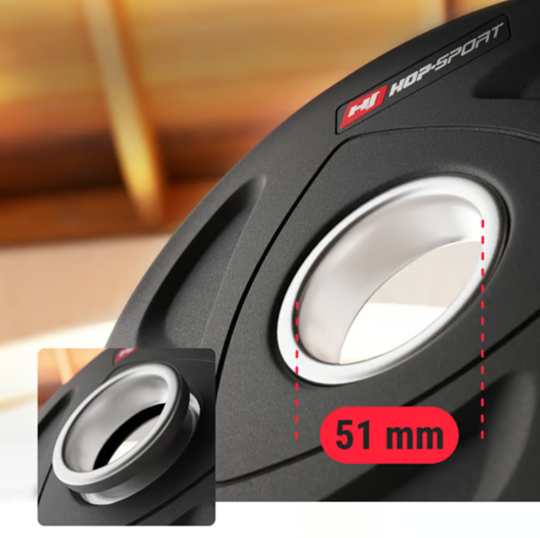 Диск олімпійський Hop-Sport 25 кг 5902308229594 фото